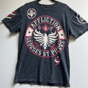 Affliction Black Graphic Tee, Men’s size XL